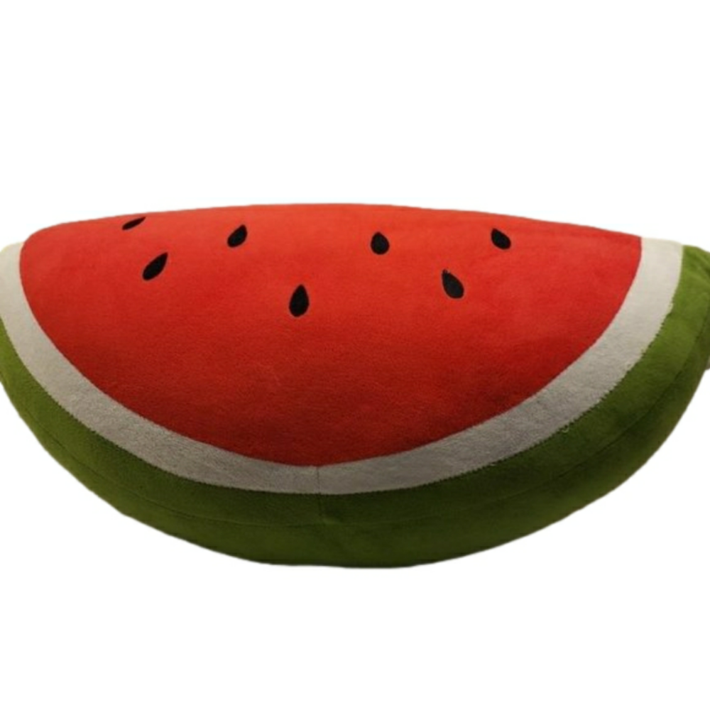 TYPO Watermelon Pillow  Fluffy Stuffed Watermelon Plush Soft Giant Waterm…